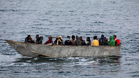 Flüchtlinge auf dem Weg nach Europa.