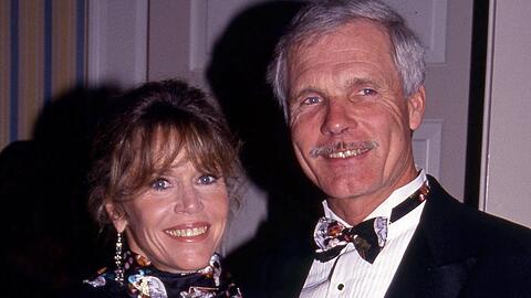 Er war ihr dritter und bislang letzter Ehemann: Jane Fonda und Ted Turner - hier 1996 - waren bis 2001 verheiratet und hatten auch danach noch eine enge Verbindung.