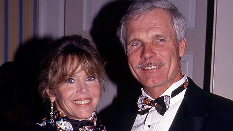 Er war ihr dritter und bislang letzter Ehemann: Jane Fonda und Ted Turner - hier 1996 - waren bis 2001 verheiratet und hatten auch danach noch eine enge Verbindung.