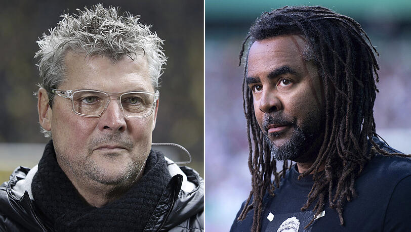 Norbert Dickel und Patrick Owomoyela (rechts) sind von Borussia Dortmund sanktioniert worden. Norbert Dickel und Patrick Owomoyela (rechts) sind von Borussia Dortmund sanktioniert worden.