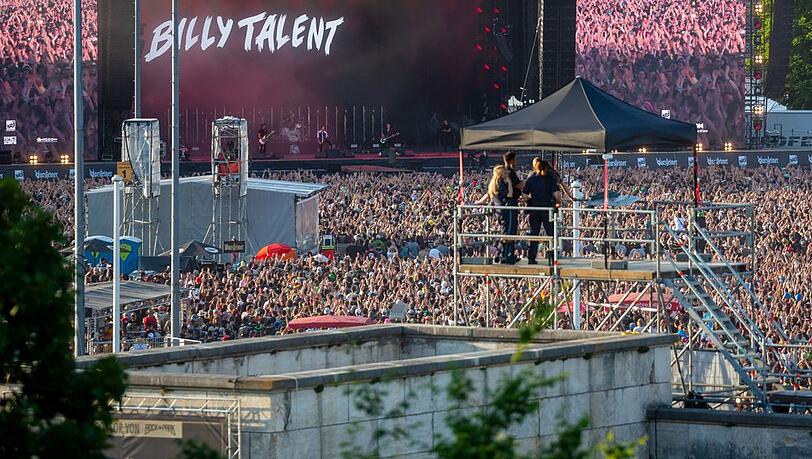 Die Band Billy Talent bei ihrem "Rock im Park"-Auftritt im vergangenen Jahr.