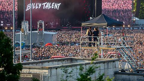 Die Band Billy Talent bei ihrem "Rock im Park"-Auftritt im vergangenen Jahr.