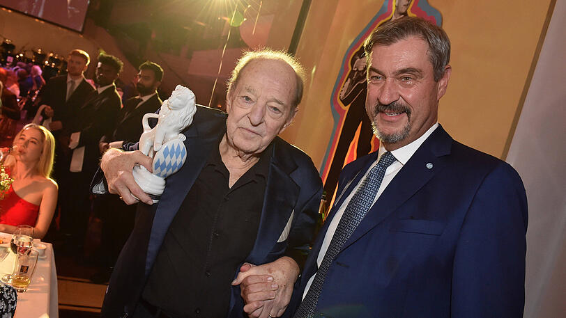 Ralph Siegel mit Markus Söder