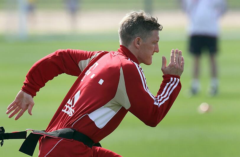 Impressionen aus dem Bayern-Trainingslager in Doha.