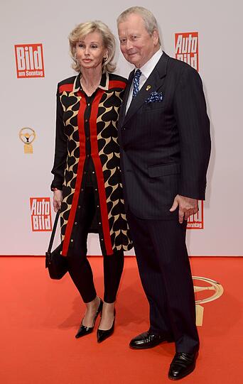 Wolfgang Porsche mit Claudia Hübner. Foto: Britta Pedersen