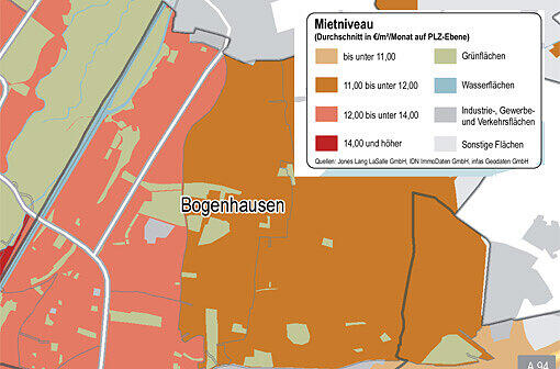 Der Mietatlas 2011 - Klicken Sie durch die Viertel