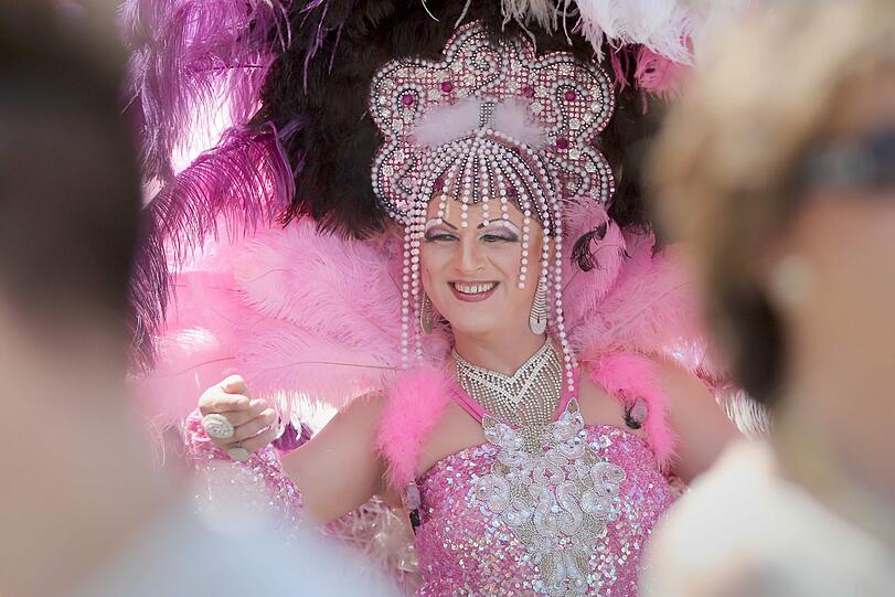 Der Christopher Street Day in Frankfurt am Main.
