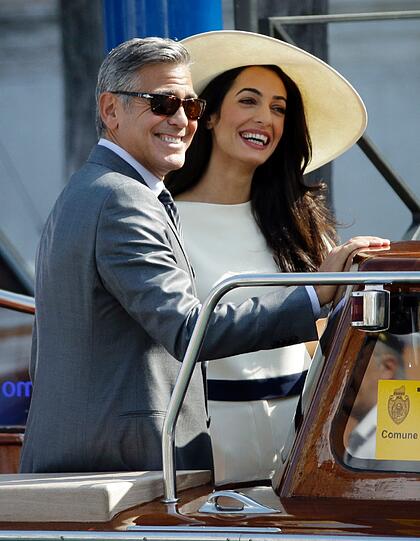 Amal Alamuddin und George Clooney haben in Venedig geheiratet.