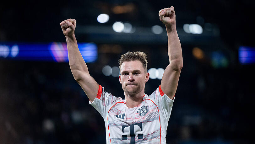 Für Joshua Kimmich war es die beste erste Halbzeit seitdem er beim FC Bayern spielt. Für Joshua Kimmich war es die beste erste Halbzeit seitdem er beim FC Bayern spielt.
