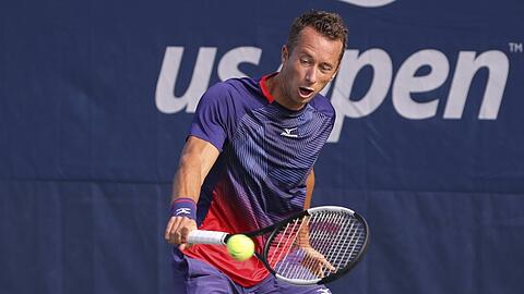 Erstmals seit 2003 ist Kohlschreiber bei einem Grand Slam - den US Open - nicht mehr am Start.