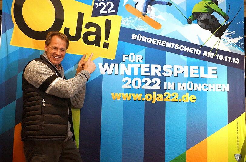 Er wünscht sich die Winterspiele in München: Der ehemalige Ski-Star Markus Wasmeier wirbt für die Olympia-Bewerbung.