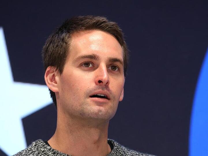 Liebt TikTok: Evan Spiegel, Gründer und CEO von Snap, hier auf der Innovationskonferenz DLD (Digital Life Design) bei einer Podiumsdiskussion.