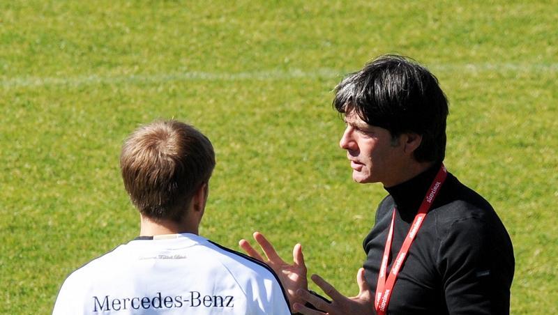 Der Bundestrainer und sein Capitano: Jogi Löw (r.) und Philipp Lahm Der Bundestrainer und sein Capitano: Jogi Löw (r.) und Philipp Lahm