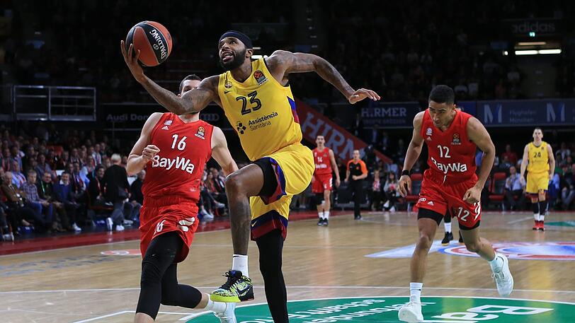Der FC Bayern München unterliegt in der EuroLeague Barcelona mit 67:77.