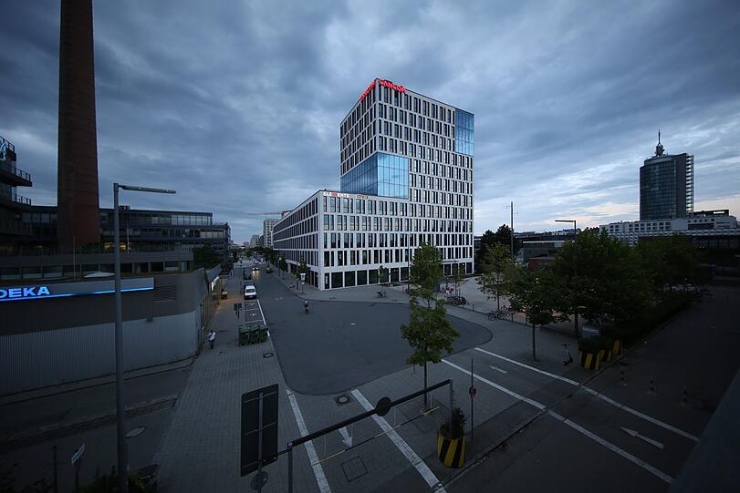 Der Morgen graut &ndash; hier mit Blick auf den Arnulfpark.
