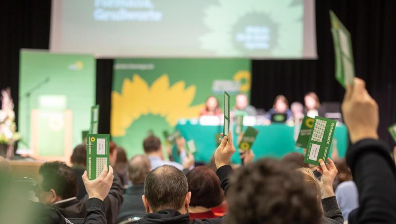 Parteitag der Grünen in Apolda. Parteitag der Grünen in Apolda.