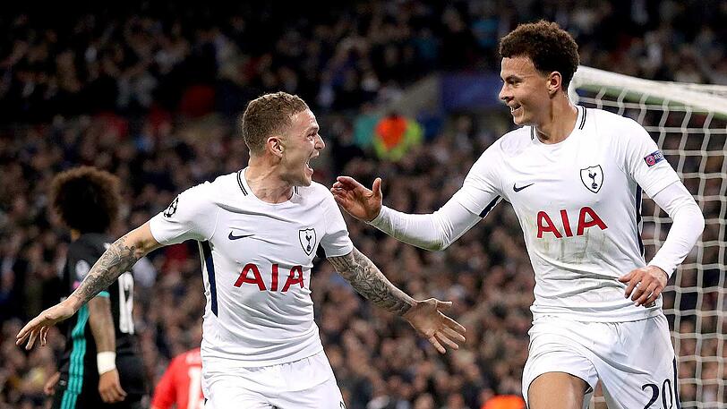 Tottenham jubelt: Die "Spurs" stehen bereits im Achtelfinale der Champions League.