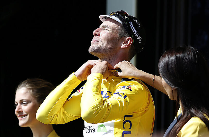 Schlüpfte nach der 1. Etappe der Tour de France 2016 ins Gelbe Trikot: der Brite Mark Cavendish.