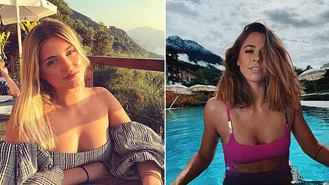 Luna Schweiger (l.) und Vanessa Mai treten bei "Schlag den Star" gegeneinander an
