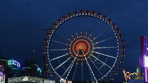 Blick aufs Riesenrad.
