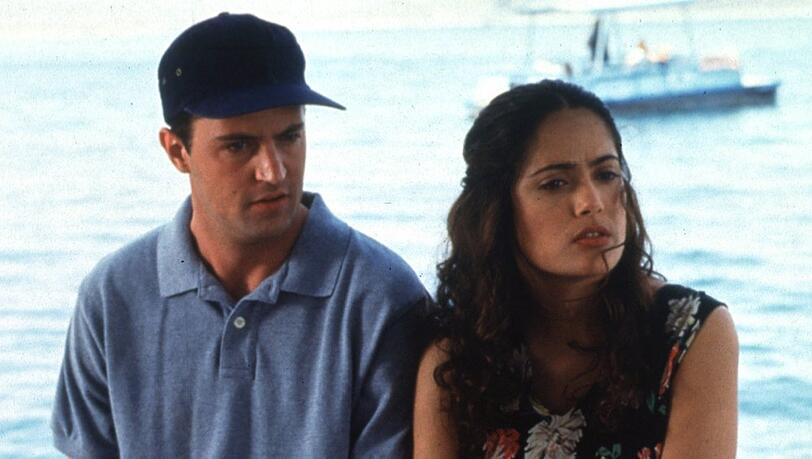 Matthew Perry und Salma Hayek in "Fools Rush In".