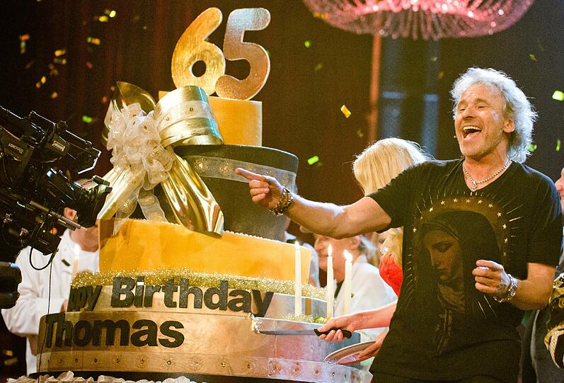 Gottschalk feiert Geburtstag auf RTL! Die lustigsten Bilder aus der Show...