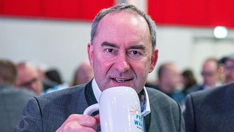 Freie-W&auml;hler-Chef Hubert Aiwanger redet eigentlich immer frei - Redemanuskripte nutzt er praktisch nie.