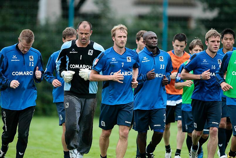 Das Löwen-Training mit den Neuzugängen. Die Bilder von der Grünwalder