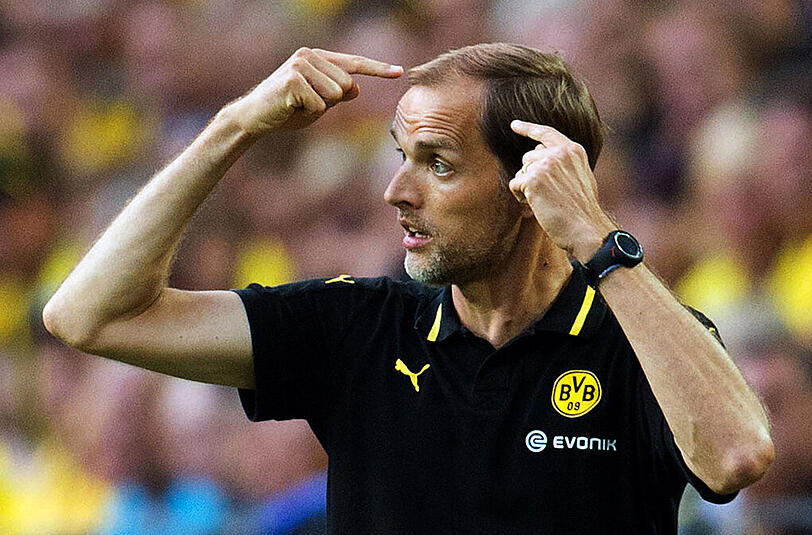 Dortmunds Trainer, Thomas Tuchel.