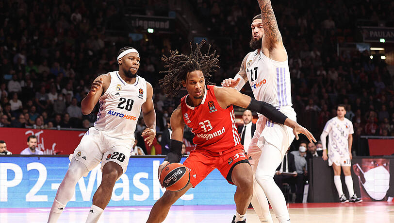 Im Münchner Audi Dome bekamen es die Basketballer des FC Bayern mit Real Madrid zu tun.