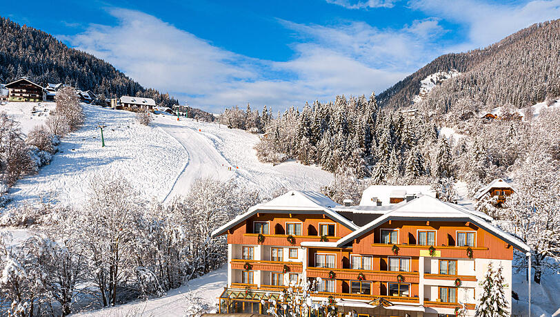 Raus aus dem Hotel, rauf auf die Piste.