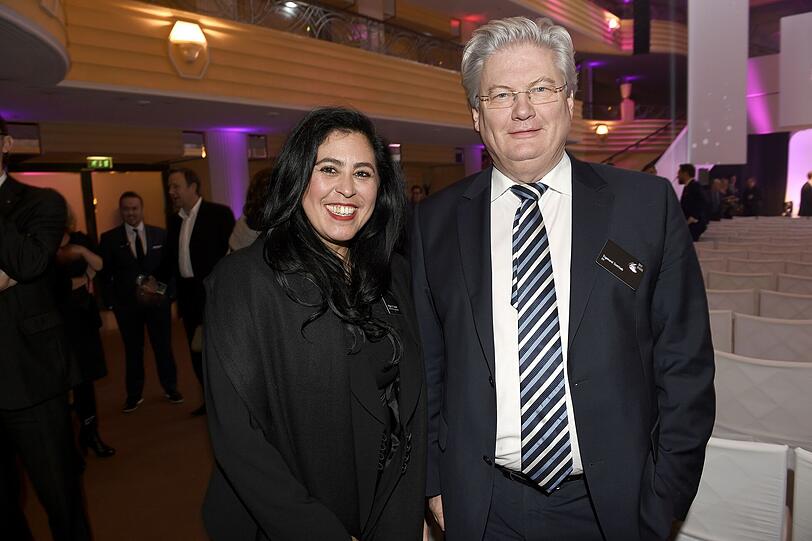 Nagia El-Sayed und Sigmund Gottlieb.