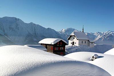 Winteridylle im Walliser Bergdorf Bettmeralp
