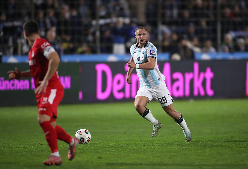 Marvin Rittm&uuml;ller vom TSV 1860 gelang erst ein Tor und ein Assist.