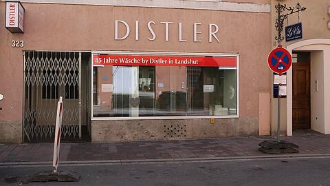 Nach 85 Jahren war Schluss: Wäsche Distler ist in Landshut Geschichte.