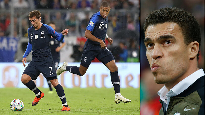 Offensivkünstler in der französischen Nationalmannschaft: Antoine Griezmann (links) und Kylian Mbappé.