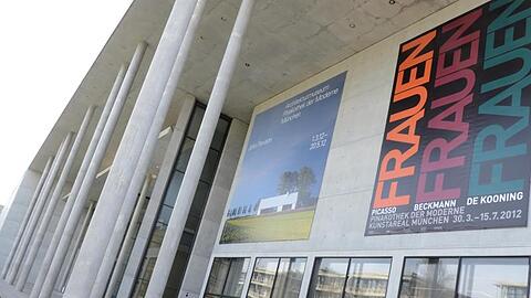 Außenansicht des Museums Pinakothek der Moderne in München. Foto: Felix Hörhager/Archivbild