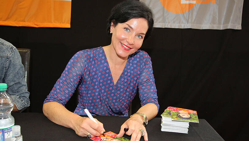 Marisa Burger zeigte sich bei den vergangene Fantagen immer gut gelaunt. Marisa Burger zeigte sich bei den vergangene Fantagen immer gut gelaunt.