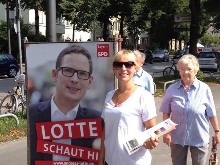 Als BA-Kandidatin auf Platz 2, in Punkto Aussehen ganz vorne: Sinaida Kumpf (SPD) von der Schwanthalerhöhe.
