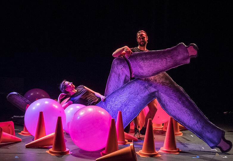 Die Performance "Underline" in der Muffathalle
