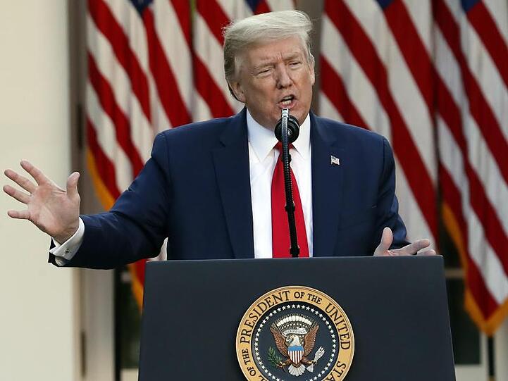 Donald Trump drängt auf eine baldige Wiedereröffnung der Wirtschaft in den Vereinigten Staaten.