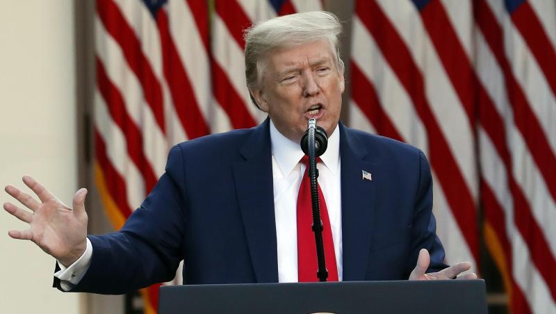 Donald Trump drängt auf eine baldige Wiedereröffnung der Wirtschaft in den Vereinigten Staaten. Donald Trump drängt auf eine baldige Wiedereröffnung der Wirtschaft in den Vereinigten Staaten.