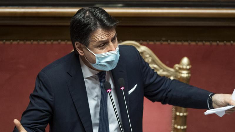Italiens Ministerpräsident Giuseppe Conte übersteht zwei Vertrauensfragen an zwei Tagen.
