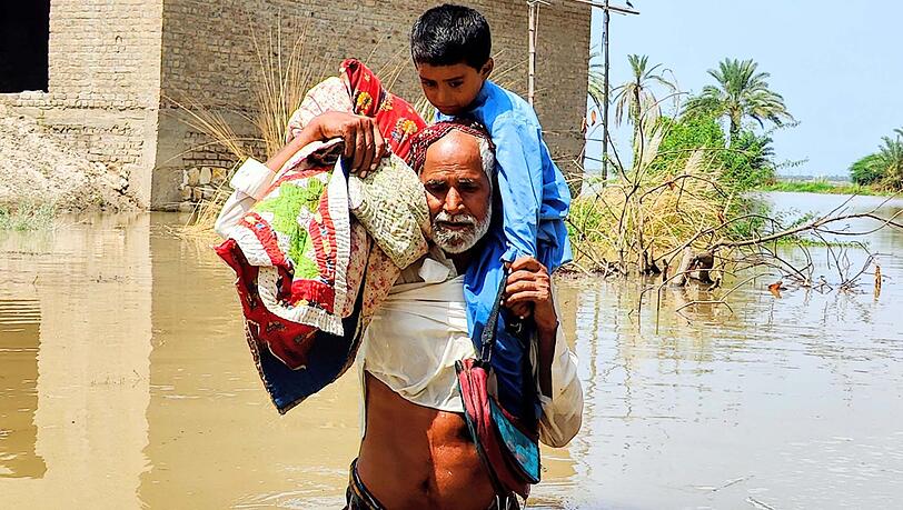 Unwetter in Pakistan