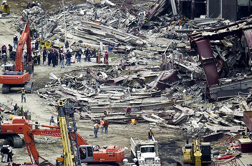 Impressionen vom 11. September 2001.