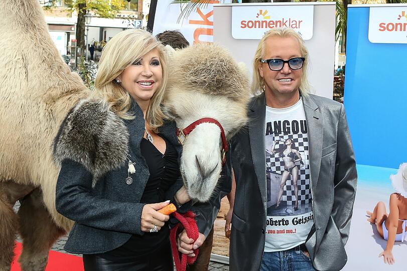 Robert und Carmen Geiss auf dem Vitktualienmarkt in München: Die Bilder