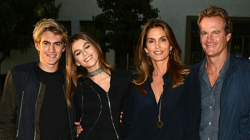 Bilderbuchfamilie (v.l.): Presley Gerber, Kaia Gerber, Cindy Crawford und Rande Gerber
