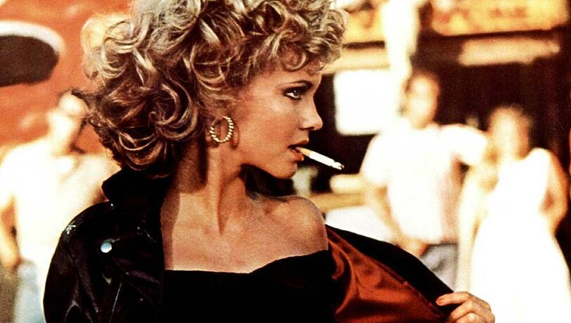 Olivia Newton-John mit der Kult-Lederjacke in "Grease" Olivia Newton-John mit der Kult-Lederjacke in "Grease"