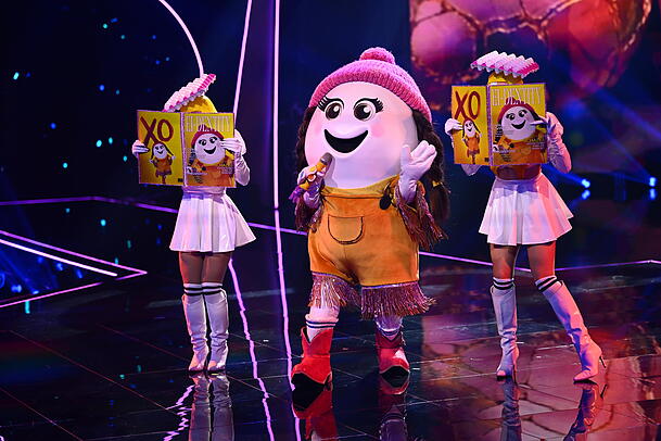 Das Eggi-Kostüm war besonders niedlich und sehenswert Das Eggi-Kostüm war besonders niedlich und sehenswert