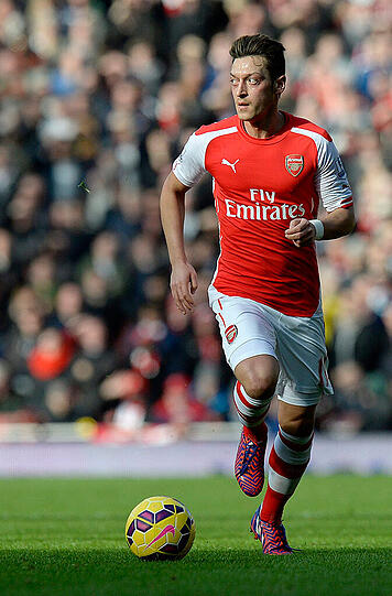 Mesut Özil (26 Jahre, FC Arsenal, MW 40 Mio. €)